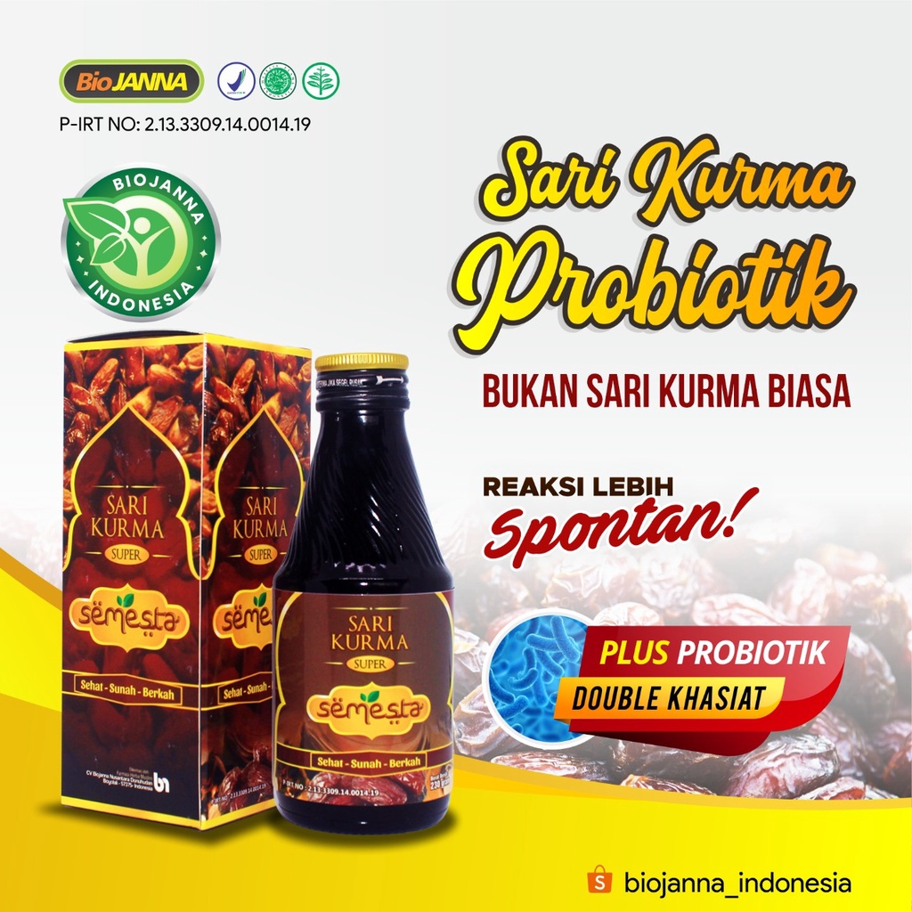 

Sari Kurma Asli | Sari Kurma Probiotik | Obat DB