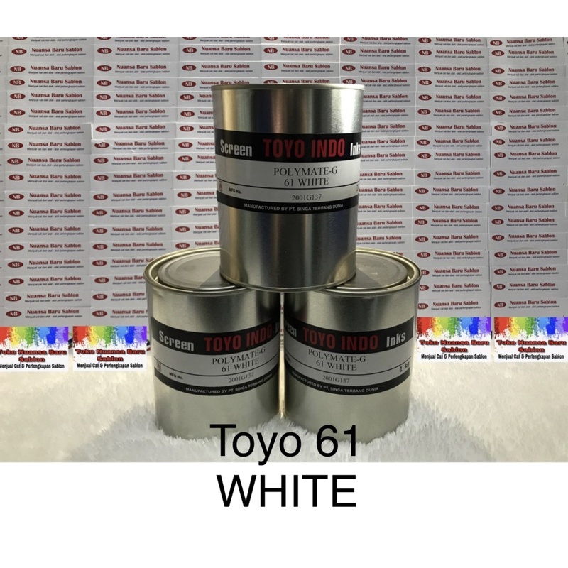 

MilL TOYO INDO POLYMATE-G (Cat / Tinta Sablon Plastik) (BERAT 1 KG)