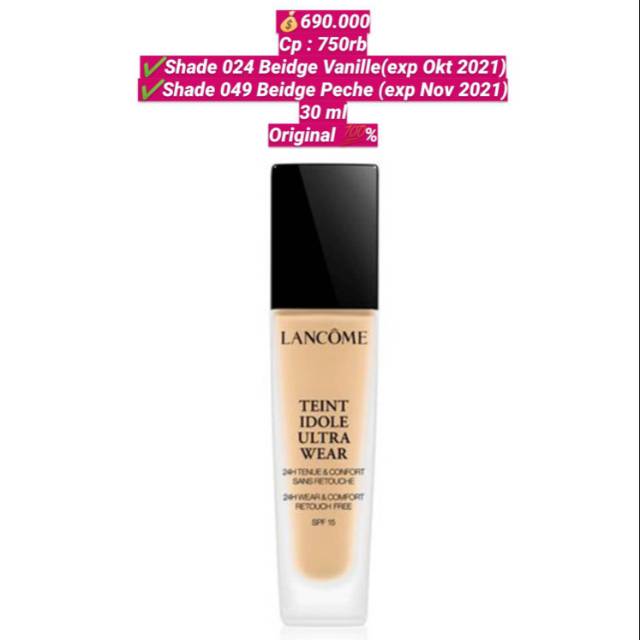 Foundation Lancome Teint Idole Ultra Wear
