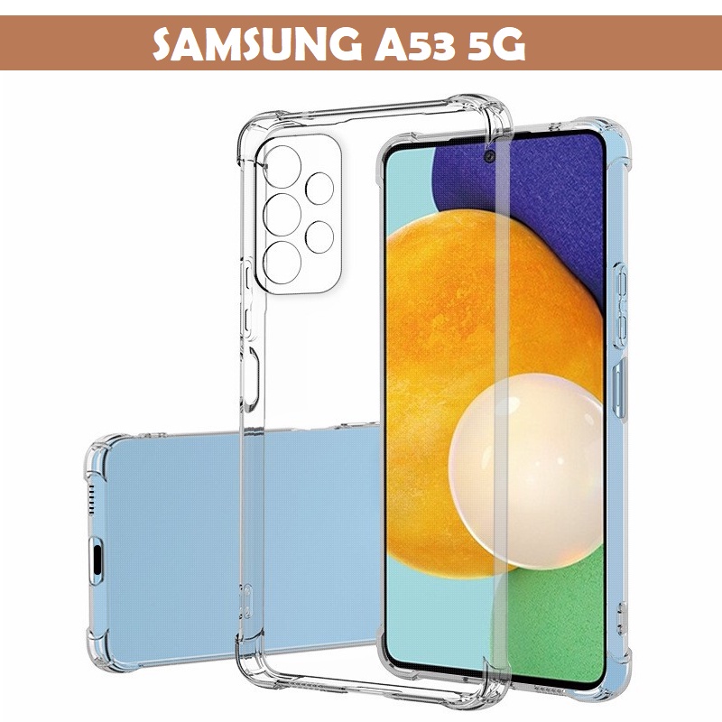 Soft Case Silikon Samsung Galaxy A13, A23 4G 5G, A33, A53, A73 Bening Transparant Airbag Anti Crack Tebal