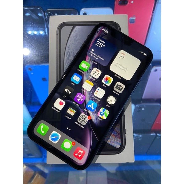 IPHONE XR 64gb IBOX HITAM