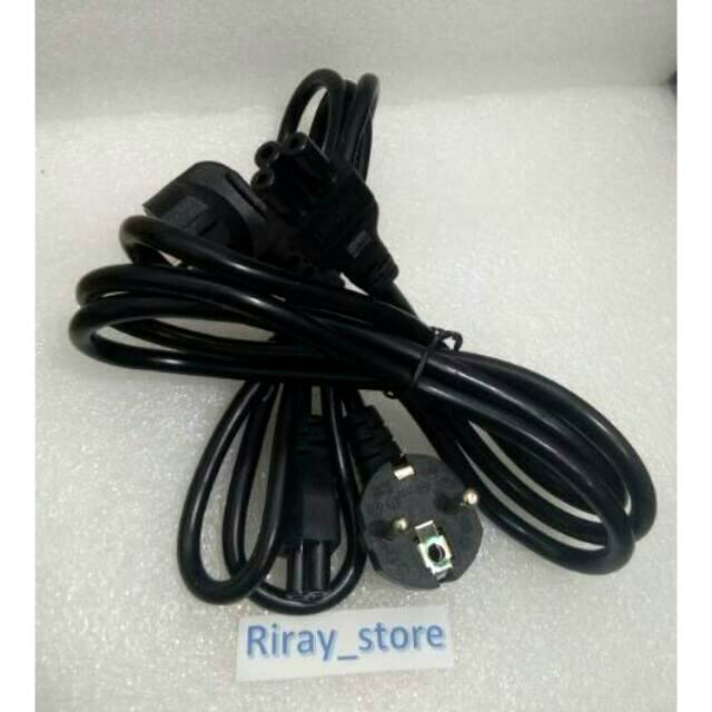 KABEL POWER ADAPTOR LAPTOP 3 Lubang 1.8 Meter