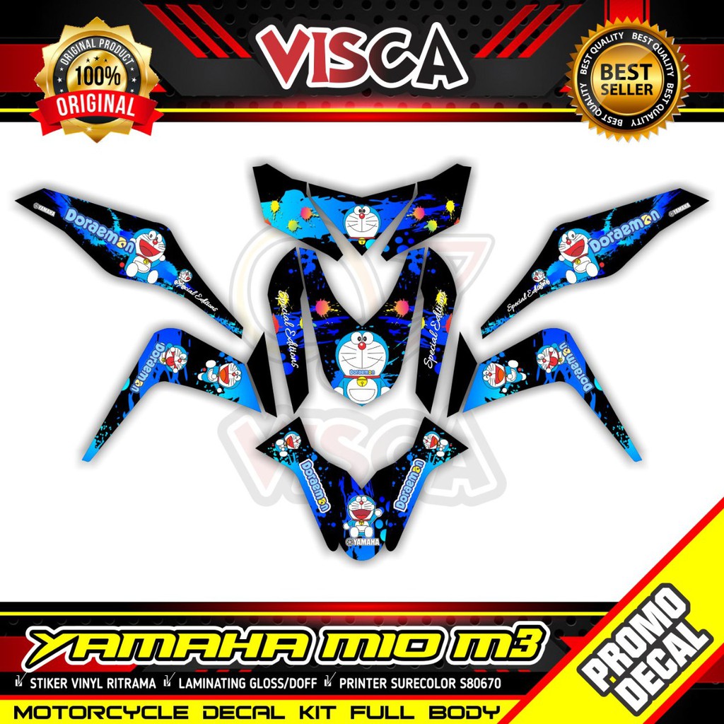Decal Mio M3 Full Body Stiker Mio Z Full Body Doraemon