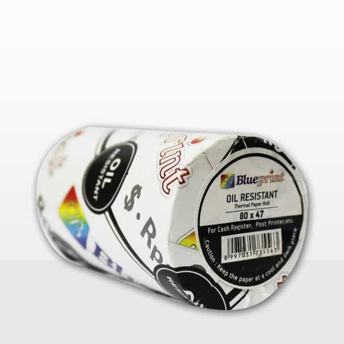 

Ready Blueprint Thermal Paper Roll 80x47mm Oil Resistant