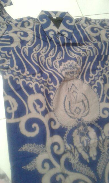 Atasan Kemeja Batik Pria Lengan Panjang Premium Pusara Aska Long Full Furing Kharis Batik Solo Ori