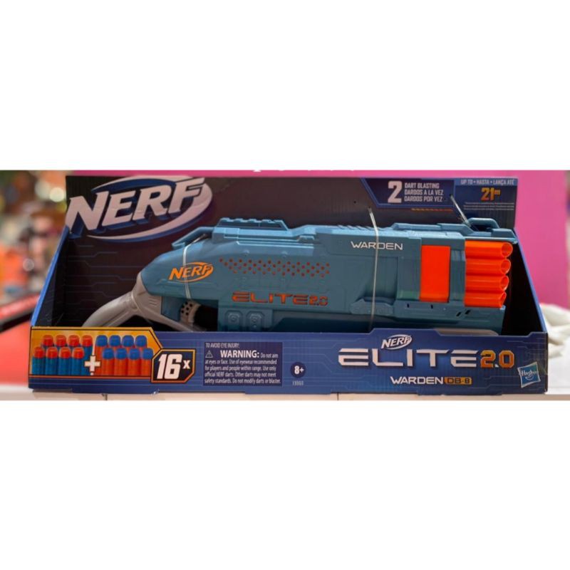 sale mainan: Nerf Elite 2.0 Warden DB-8 Hasbro