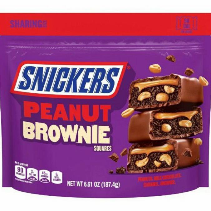 

PROMO SNICKERS CHOCOLATE / SNICKERS USA PEANUT BROWNIE SHARING SIZE MAKANAN & MINUMAN