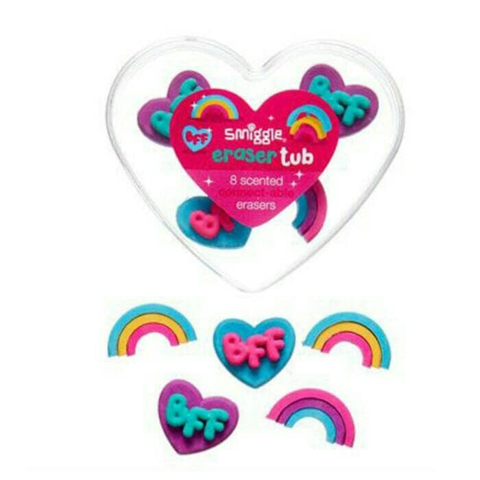 

High Quality SMIGGLE BFF ERASER TUB PENGHAPUS SMIGGLE