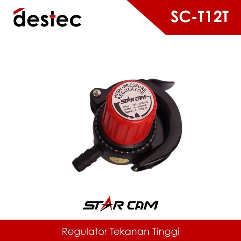 Starcam ,  Regulator Gas  , HP ,  High Pressure StarCam  Tekanan Tinggi Tanpa Meter