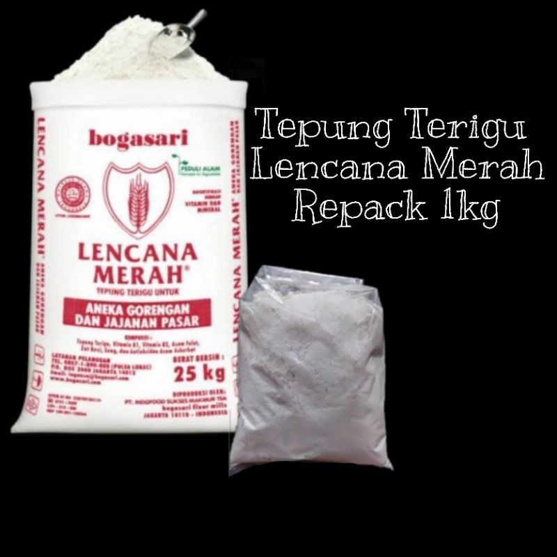 

Tepung Terigu Lencana Merah 1kg