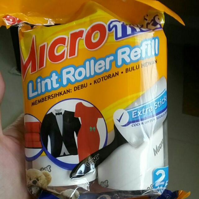 Bagus W-22312 Lint Roller Ref (2 Pcs) Tipe 310 Pembersih Bulu, Debu