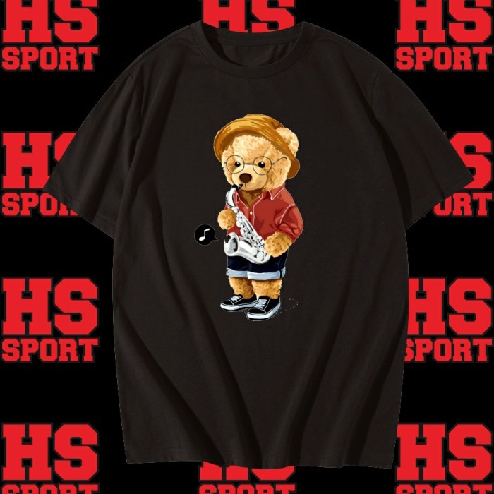 KAOS BEAR - BAJU BERUANG - TSHIRT BEAR - BAJU BEAR MAIN TEROMPET