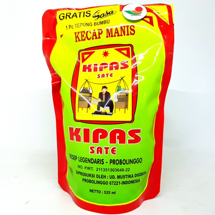 

KIPAS SATE KECAP MANIS REFILL 525ml | CAP ORANG JUAL PROBOLINGGO ASLI