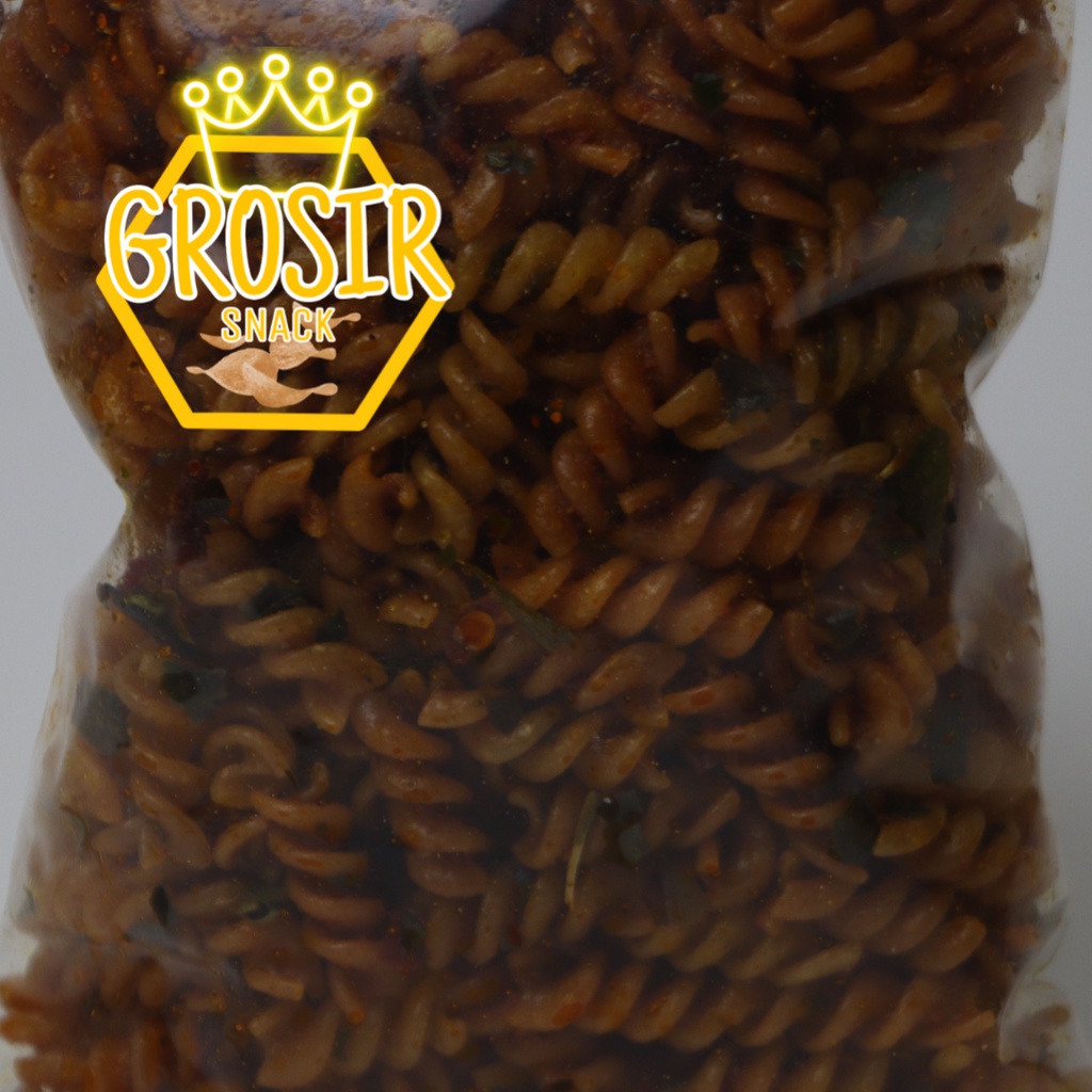 Makaroni Spiral Kriuk Seblak 50gr+ Daun jeruk extra