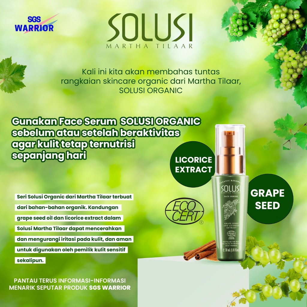 Solusi Organic Renewage Face Serum 30ml