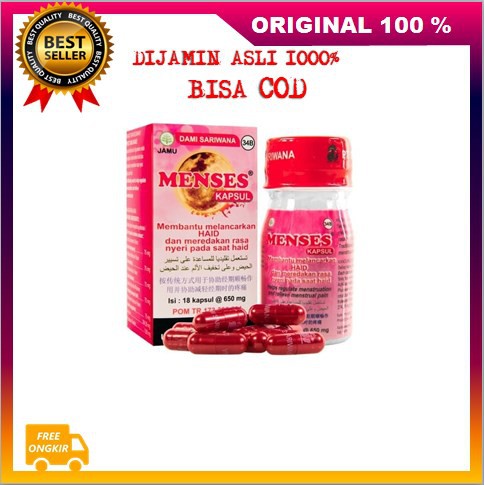 [BISA COD] Menses Jamu Herbal Lancarkan Haid Original