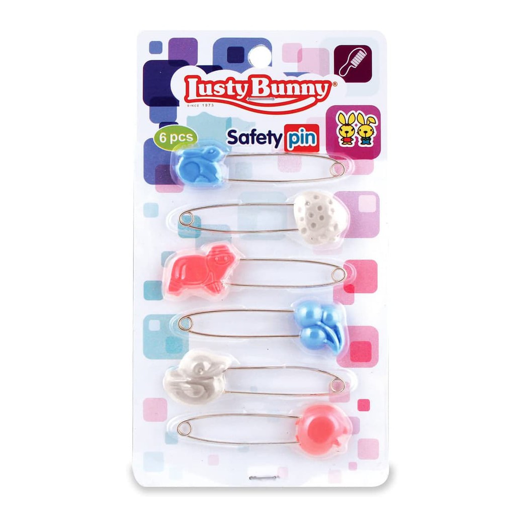 Morinz Lusty Bunny DK-7701 Safety Pins / Peniti Isi 6