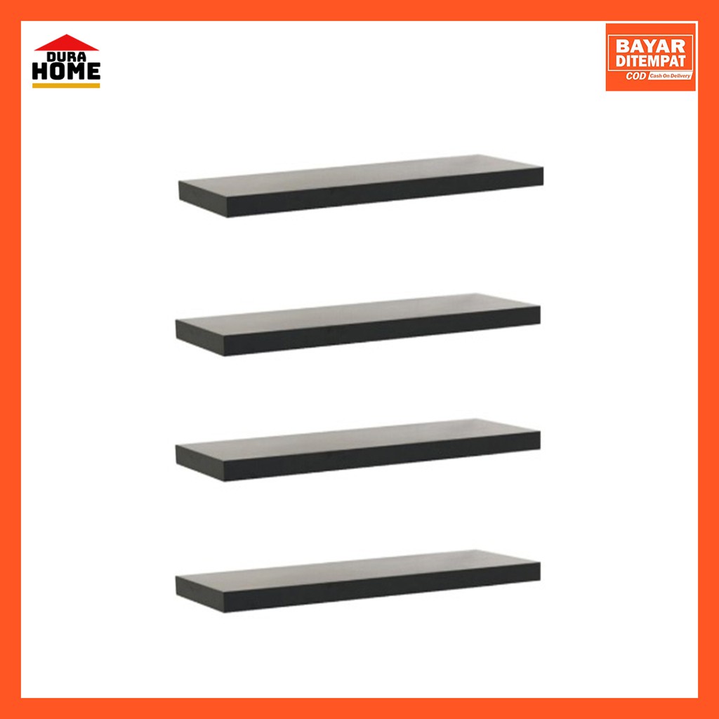 Rak Dinding Panjang 40cm 4pcs / Ambalan Melayang / Hiasan Dinding / Floaring Shelves