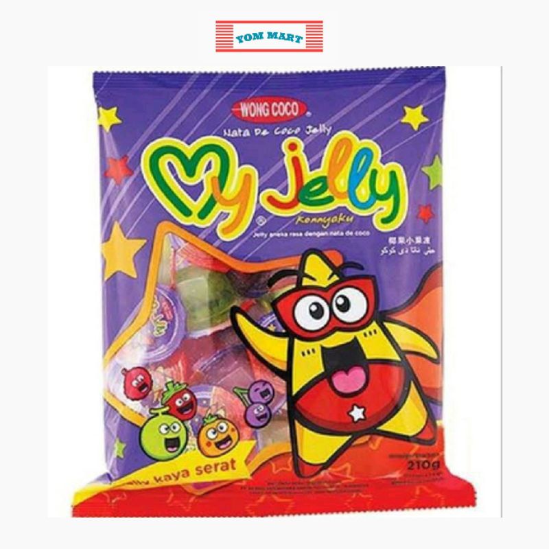 

WONG COCO MY JELLY ISI 15PCS