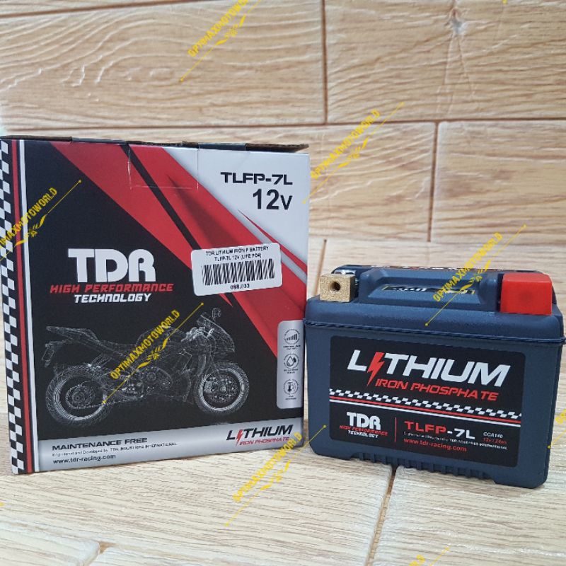 AKI TDR ACCU LITHIUM IRON BATTERY TLFP - 7L 12V ORIGINAL TDR