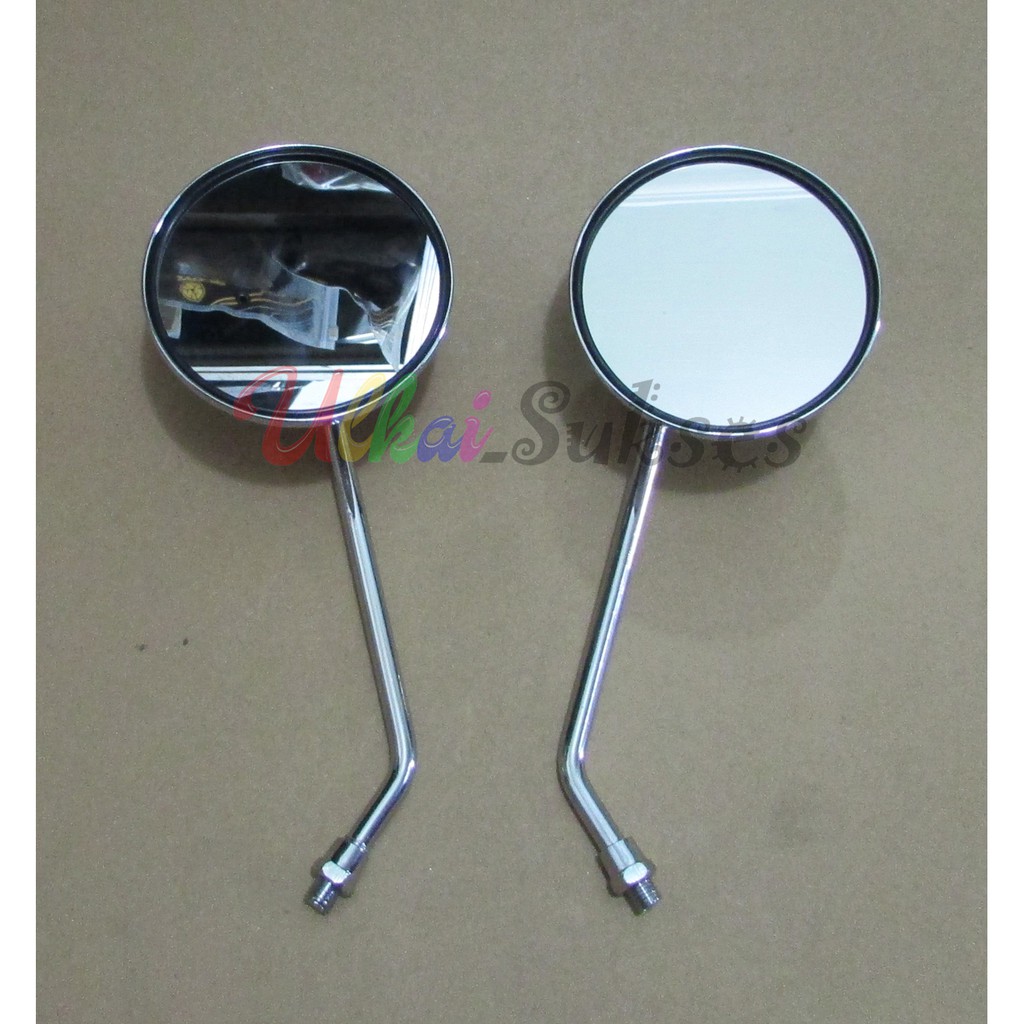 Variasi Aksesoris Motor Spion Model Vespa Tangkai Panjang Chrome - Honda Murah Laris