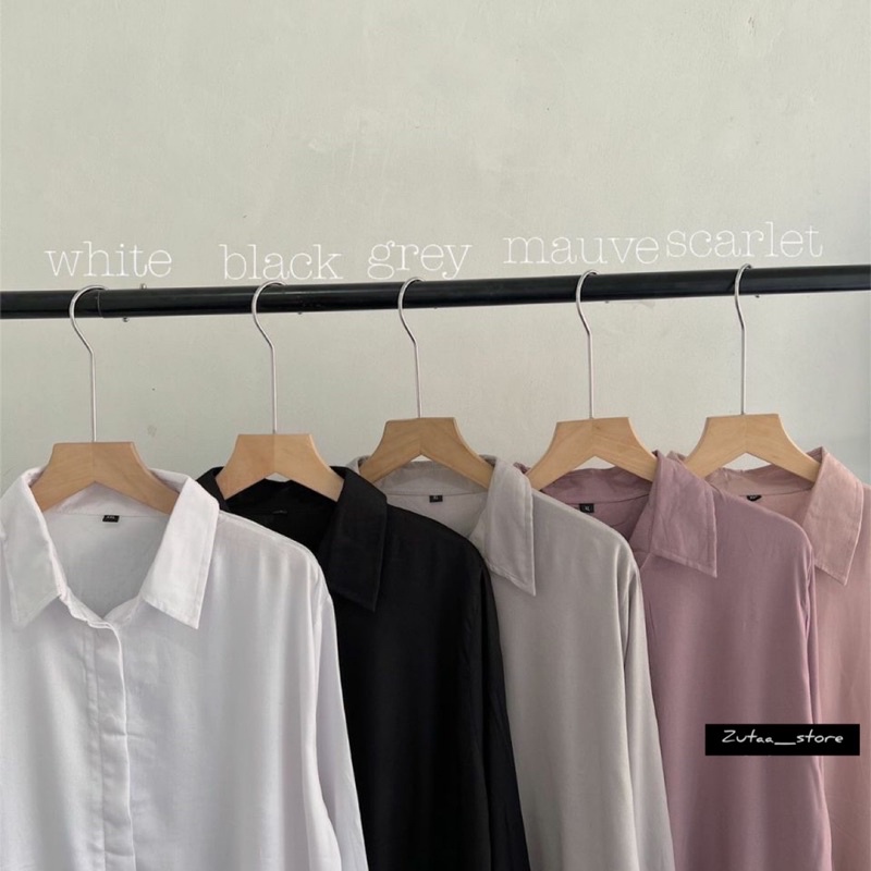 KEMEJA PAMELA SHIRT OVERSIZE // KEMEJA BASIC PREMIUM