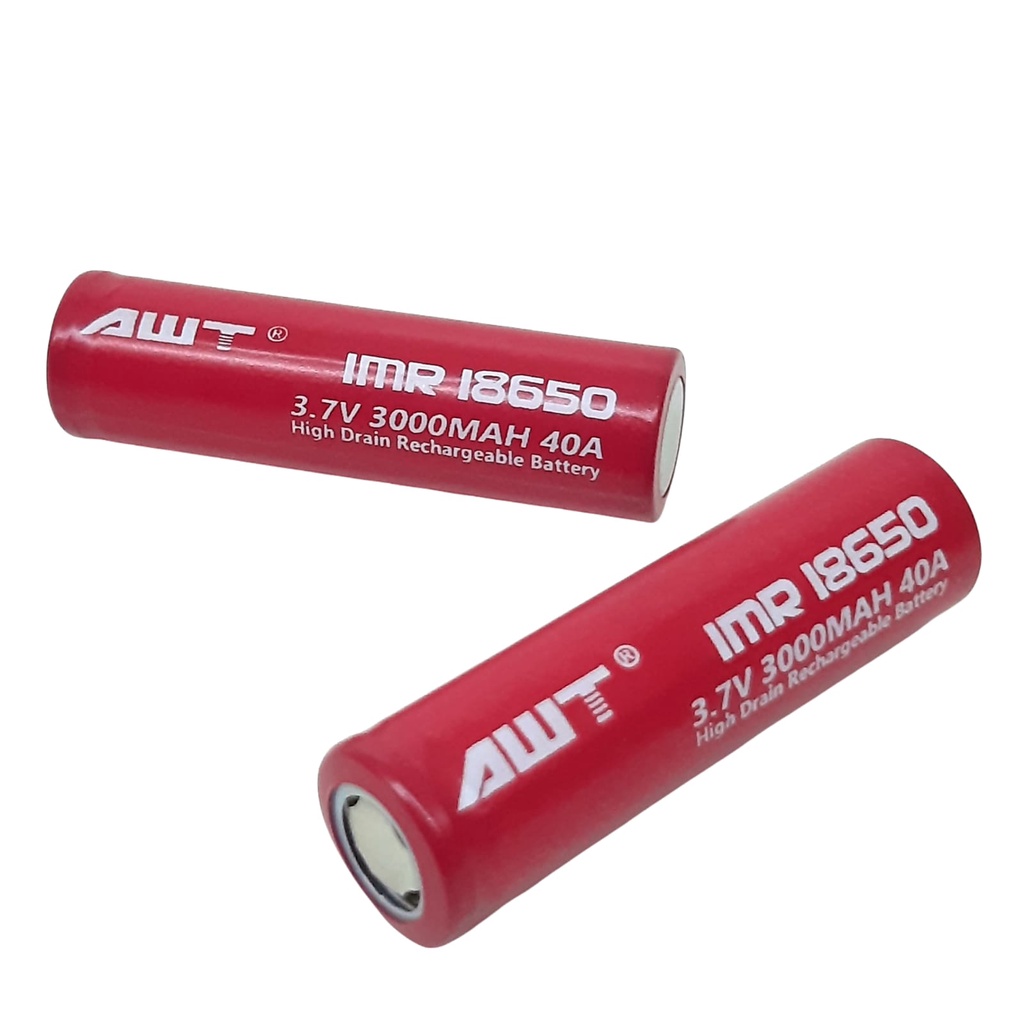 Batre/Baterai Cas Type IMR18650 LITHIUM 3.7volt - 3000mAh Isi 2pcs