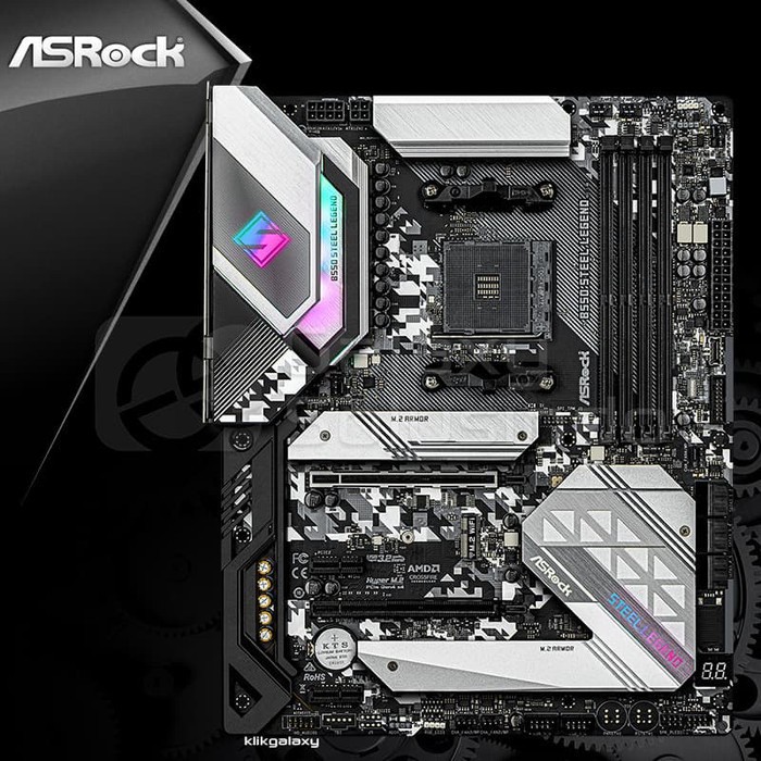 ASRock B550 Steel Legend AMD Ryzen (AM4, AMD B550, DDR4)