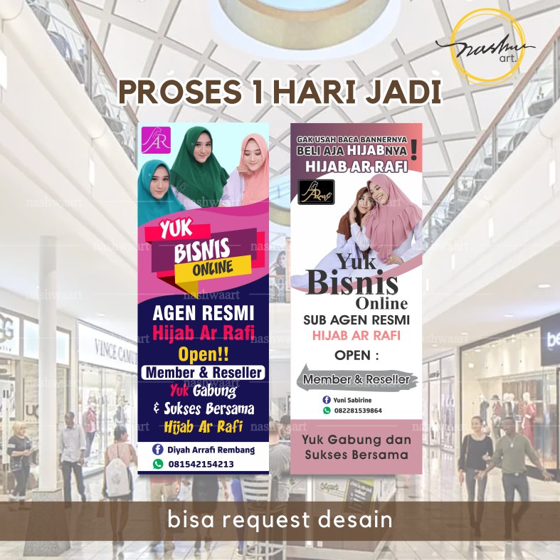 BANNER MEMBER ARRAFI | HIJAB ARRAFI | RESELLER ARRAFI | SPANDUK ARRAFI | DISKON ARRAFI( COD )