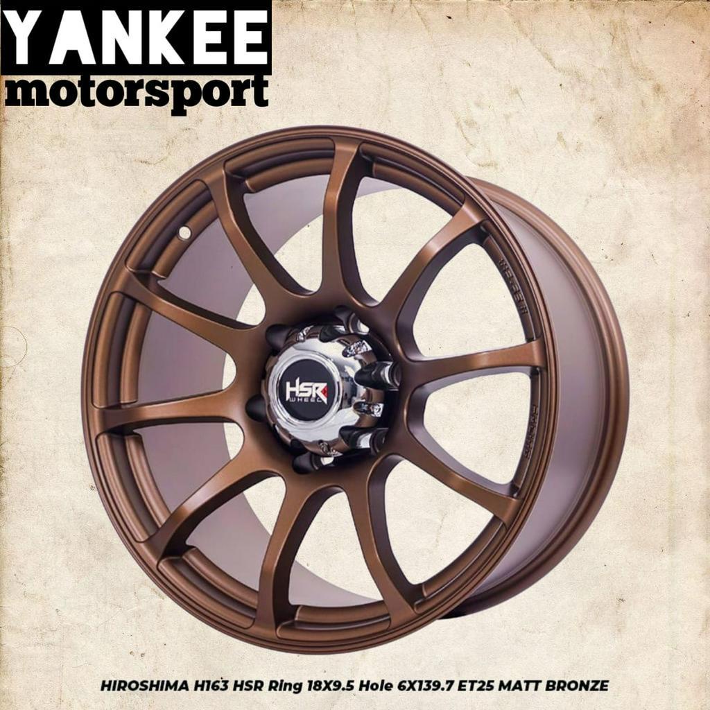Velg Mobil Ring 18 HSR HIROSHIMA untuk Pajero, Terrano, Fortuner dll