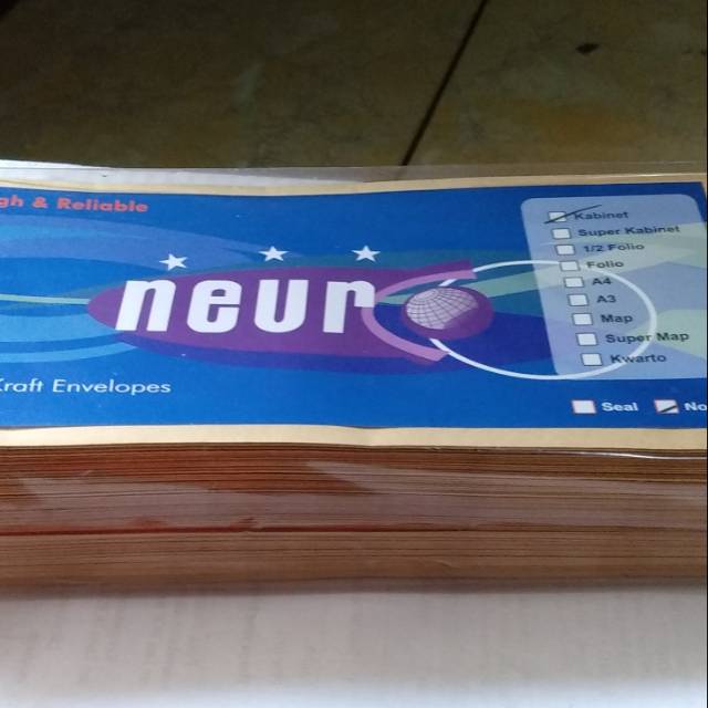 

Amplop coklat Neuro kabinet no seal