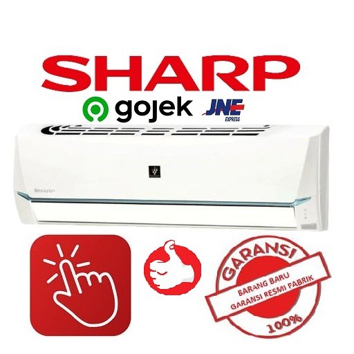 SHARP AC 1,5 PK AH-AP12SSY-PLASMA - LOW WATT non PASANG PIPA 5M