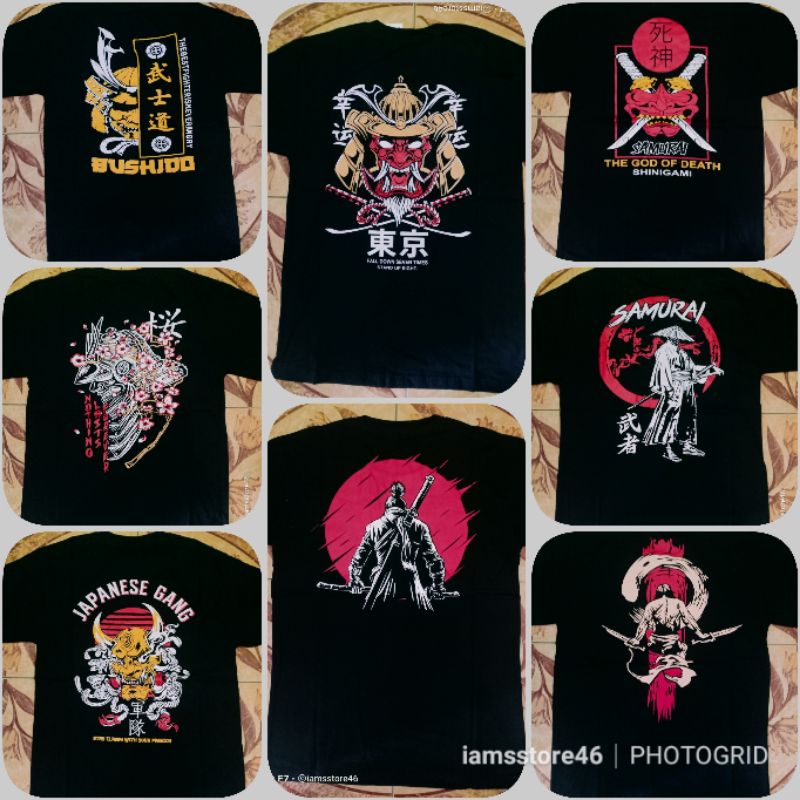 Kaos Jepang Samurai Anak