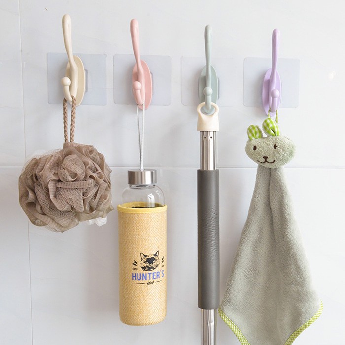 Gantungan Tembok Tempelan Dinding Gantungan Handuk Dapur Kamar Mandi