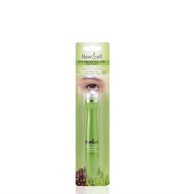 Purbasari New Cell Eye Serum Roll On - Penghilang kantung mata  Anti Kerutan 15 ml