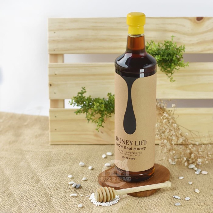 

(BISA COD) Honey Life Raw Wild Forest Honey - 640 Ml