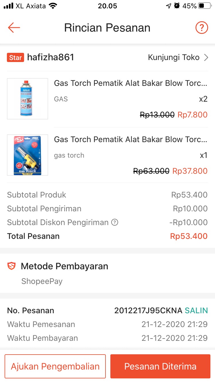 Gas Torch / Pematik Alat Bakar / Blow Torch Flame Gun / Termurah Terlengkap / Original Awet