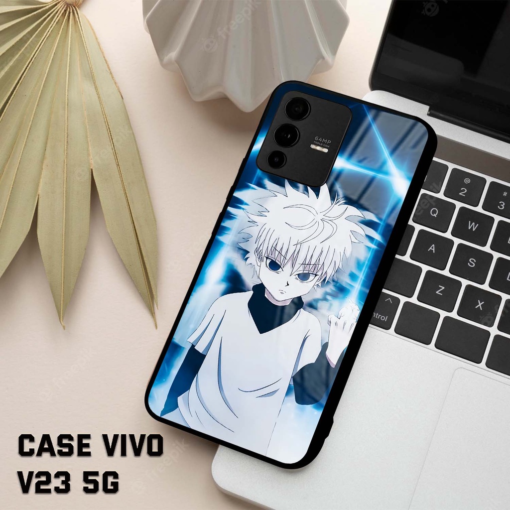 Case Glossy Vivo | V23 5G | Casing Kilau Hp VIVO | Pelindung Hp | Motif Anime Hunter Gon Killua