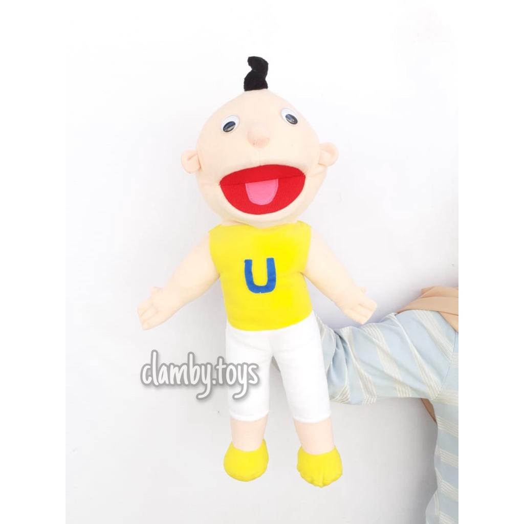 Boneka Dongeng Muppet Upin Ipin Mulut Gerak | Boneka Panggung Upin Ipin | Hand Puppet