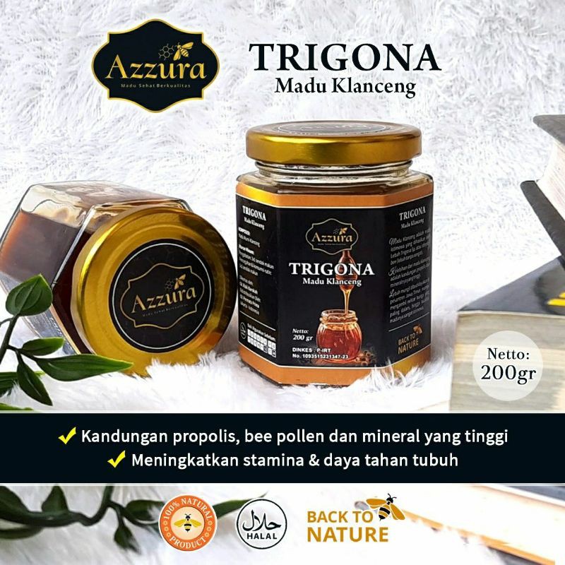 

[ MW - Azzura ] AZZURA Madu Trigona Klanceng Klulut Teuweul Asli Murni dan Alami 200gr