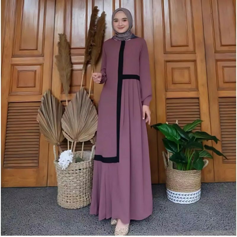 Hanna Maxi Dress  Fashion Muslim Terbaru