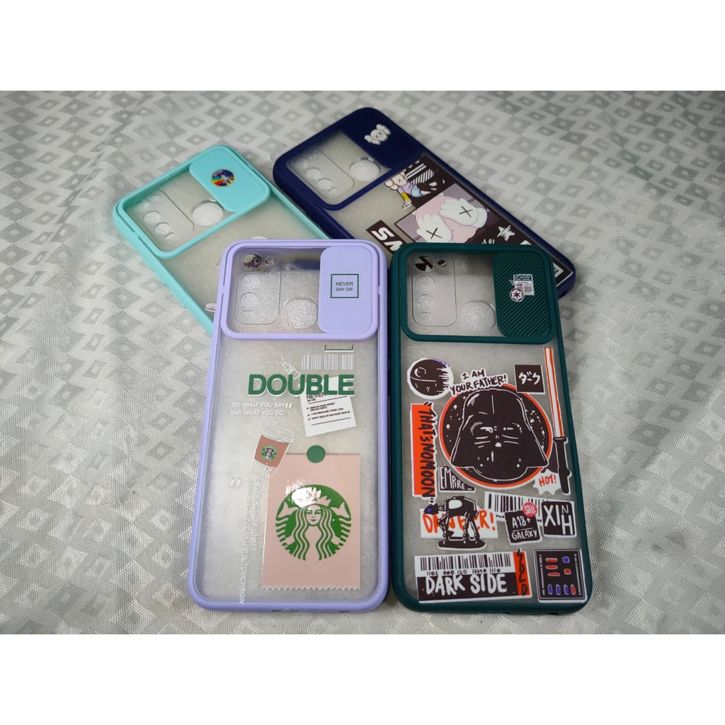 CASE SLIDE PROTECT CAMERA KARAKTER FOR VIVO Y12S