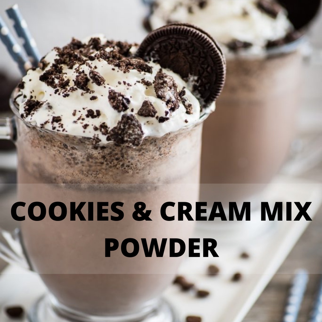 

Bubuk Minuman Rasa Cookies & Cream Mix DENGAN GULA 100gr JPS