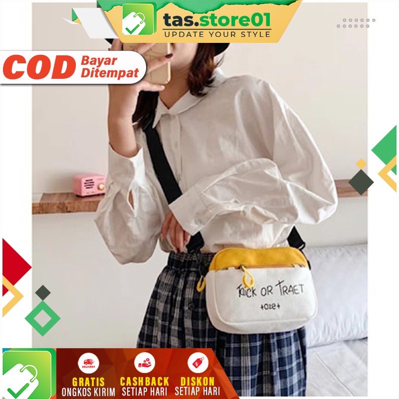 Tas Selempang MIni Wanita Slingbag Slempang Bahu Kecil Import Sling Bag Main Cewek Santai Korean Sty