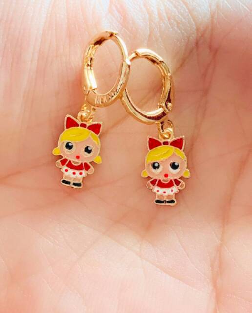 Anting Anak Putri Red gold Xuping