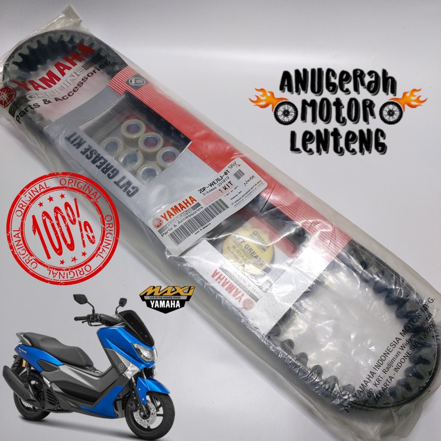 Paket Vbelt Vanbelt Roller Grease Asli Ori Yamaha NMax 2DP-WE76J-01