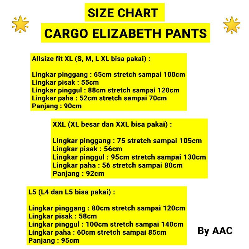 Celana Cargo Wanita kain melar dan adem