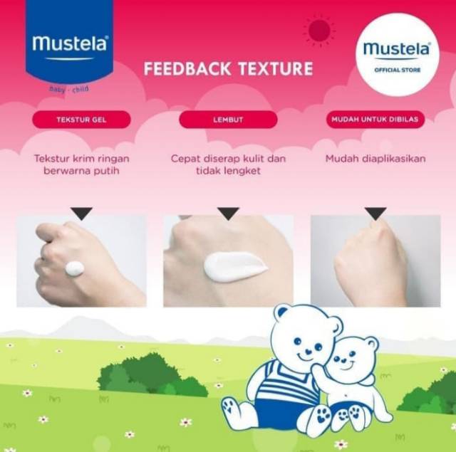 MUSTELA Very Sensitive Skin Soothing Moisturizing Cream 40ml Facial Cream Kulit Sensitif