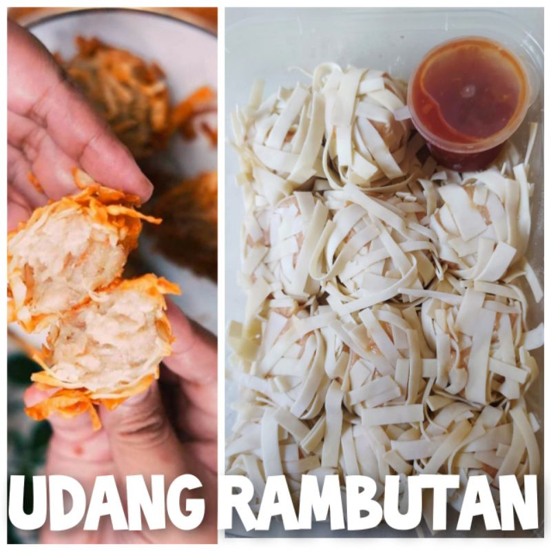 

udang rambutan isi 11 free saos dimsum