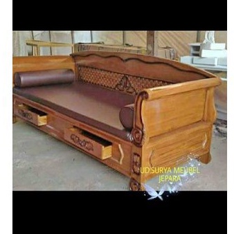 Kursi besar bale bale bangkur panjang dan matras busa dudukan kursi panjang besar ukir jati
